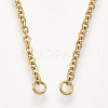 304 Stainless Steel Cable Chain Necklace Making STAS-T040-PJ209-2-54-5