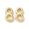 Brass Slide Charms KK-L253-15G-08-1
