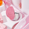 1Pc ABS & Glass Mirror Portable Makeup Folding Mirror AJEW-SP0001-60B-3