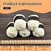 5Pcs Polyester Yarn for Knitting & Crochet YCOR-SZ0001-03O-2