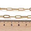 Ion Plating(IP) 304 Stainless Steel Paperclip Chain Necklace for Women NJEW-C011-03G-2