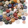 1 Strand 2 Sizes Natural Mixed Gemstone Beads Strands G-TA0003-06-3
