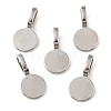 Alloy Glue-on Flat Pad Bails PALLOY-K005-03P-3