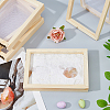 14Pcs Rectangle Wooden Paper Making DIY-FH0010-42-4