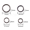 Alloy Spring Gate Rings AJEW-SZ0001-42-6