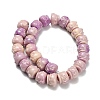Synthetic Coral Dyed Carved Beads BSHE-H114-03B-3
