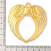 Tibetan Style Alloy Wing Large Pendants TIBEP-S100-G-RS-3