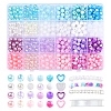 DIY Round Beads Bracelets Making Kits DIY-FS0008-80-1