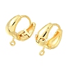 Brass Huggie Hoop Earring Findings KK-C258-06B-G-1