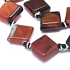 Natural Banded Agate/Striped Agate Beads Strands G-L544-055A-01-2