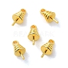 Rack Plating Brass Cup Peg Bails Pin Pendants KK-K277-01G-1