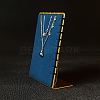 Velvet & Metal Necklace Organizer Display Stands PW-WG6C9FA-04-1