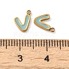 304 Stainless Steel Enamel Charms STAS-L022-292G-V-3