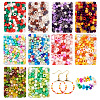 1000Pcs 10 Colors Handmade Lampwork Beads LAMP-TA0001-29-1