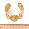 304 Stainless Steel Cuff Bangles for Women AJEW-P127-13G-5