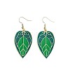 Alloy Enamel Dangle Earrings WGCF12B-01-3