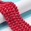 Glass Beads Strands EGLA-A034-P3mm-MD22-2
