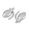 304 Stainless Steel Pendants STAS-L303-24P-2