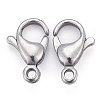 Tarnish Resistant 304 Stainless Steel Lobster Claw Clasps STAS-AB12-2