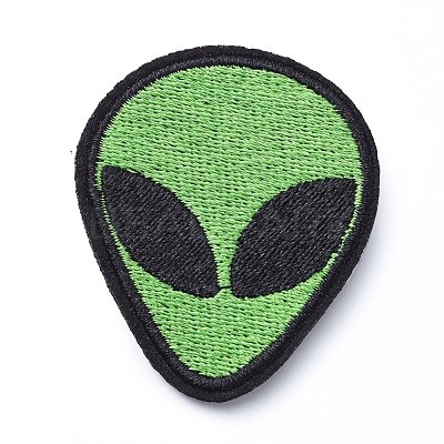 Computerized Embroidery Cloth Iron on/Sew on Patches DIY-E025-F02-1