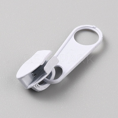 Spray Painted Zinc Alloy Zipper Pull FIND-WH0427-33A-14-1