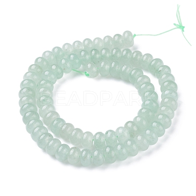Natural Green Aventurine Bead Strands G-G668-08-5x8mm-1
