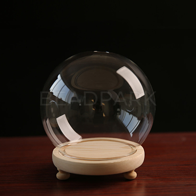 High Borosilicate Glass Dome Cover DJEW-PW0001-22B-03-1
