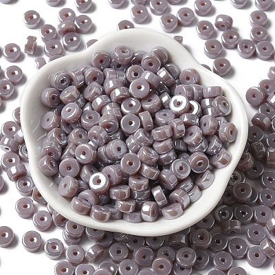 Opaque Colours Luster Glass Seed Beads SEED-E001-P3x6mm-A01-1