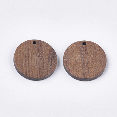 Walnut Wood Pendants WOOD-S054-01A-01-1