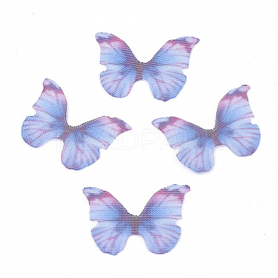 Polyester Fabric Wings Crafts Decoration X-FIND-S322-010A-04-1