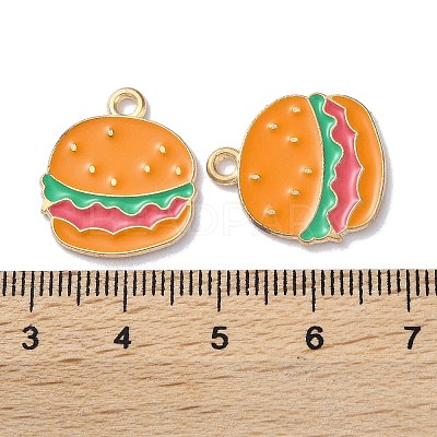 Alloy Enamel Pendants ENAM-O001-11V-G-1