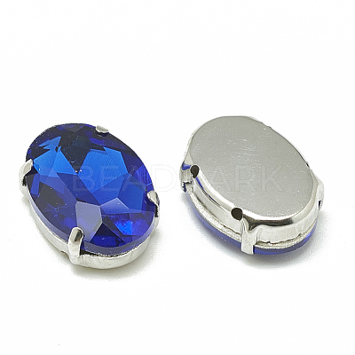 Sew on Rhinestone RGLA-T091-13x18mm-11P-1
