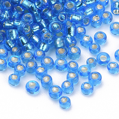 15/0 Silver Lined Glass Seed Beads SEED-Q025-1.5mm-C04-1