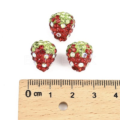 Clay Polymer Rhinestone Beads LS-RB-A051-E06-1