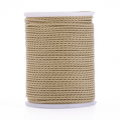 Round Waxed Polyester Cord X-YC-G006-01-1.0mm-20-1