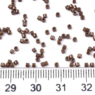 FGB 11/0 Grade A Baking Paint Glass Seed Beads SEED-S030-1047-1