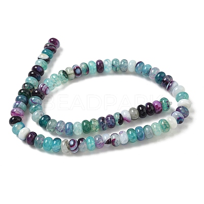 Natural Banded Agate Beads Strands G-F790-I01-01F-1