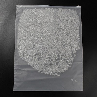 Transparent PE Jewelry Zip Top Storage Bags ABAG-H114-01G-1