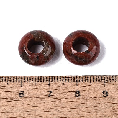 Natural Mahogany Obsidian European Beads G-N359-17A-02-1