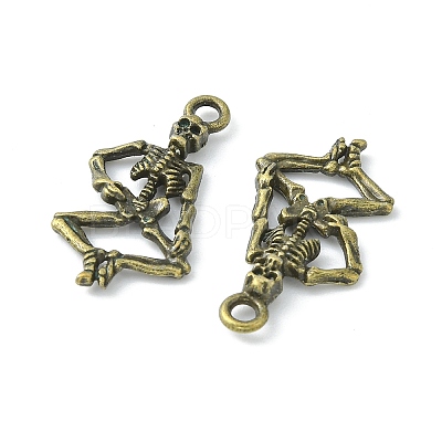Punk Alloy Pendants LS-EA8768Y-AB-1