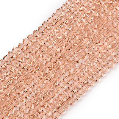 Transparent Glass Beads Strands GLAA-G125-01A-03-1