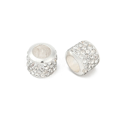 Alloy Rhinestone Clay Pave Beads ALRI-D300-01S-01-1