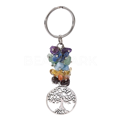 Natural Gemstone Keychain X-KEYC-JKC00163-02-1