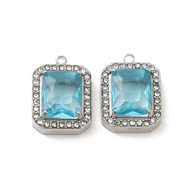 High Polished 304 Stainless Steel Pendants STAS-L022-082P-05-1