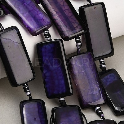 Natural Dragon Veins Agate Beads Strands GG-CBA2A74-01B-1