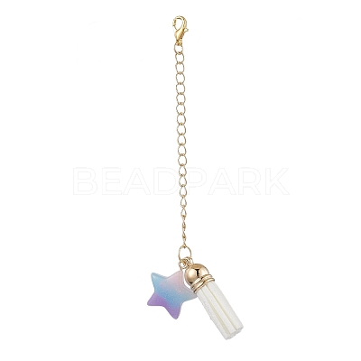Resin Heart/Moon/Star Cup Charms HJEW-JM02071-1