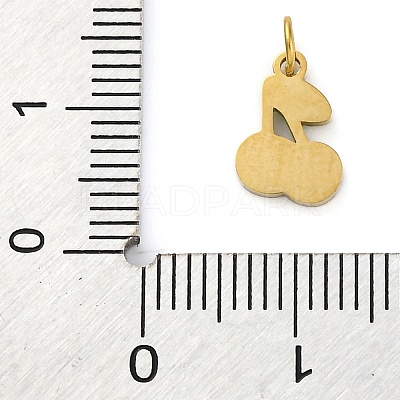 Ion Plating(IP) 304 Stainless Steel Enamel Charms STAS-Z104-02G-02-1
