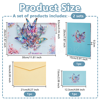 3D Pop Up Flower Paper Teachers' Day Greeting Card AJEW-WH0673-79-1