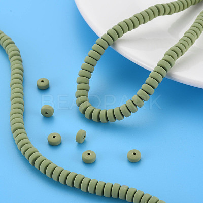 Handmade Polymer Clay Beads Strands CLAY-N008-008-202-1