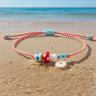 Glass Braided Bracelets RH2807-1